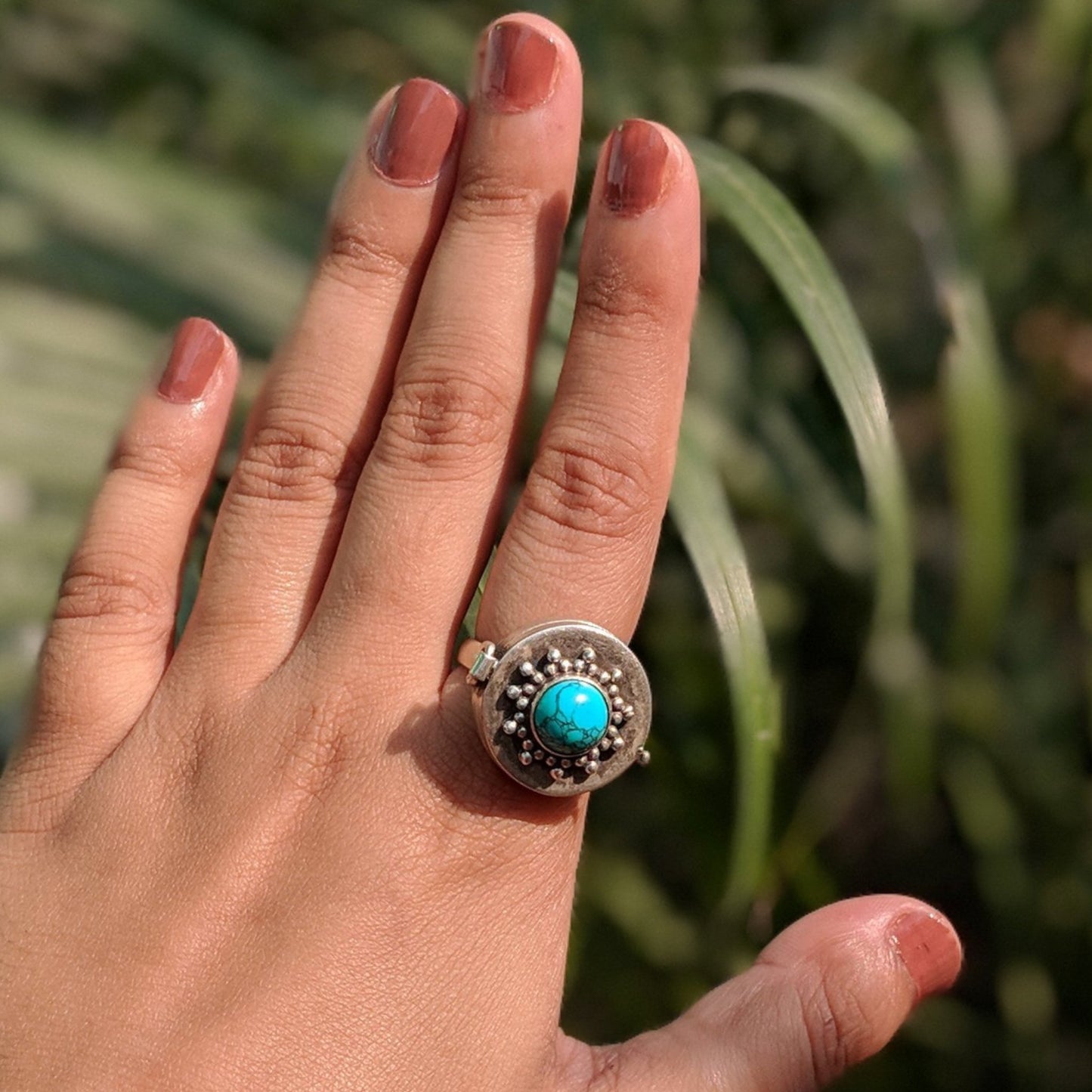 Shirisha Neel Kamal Ring - With Hidden Space