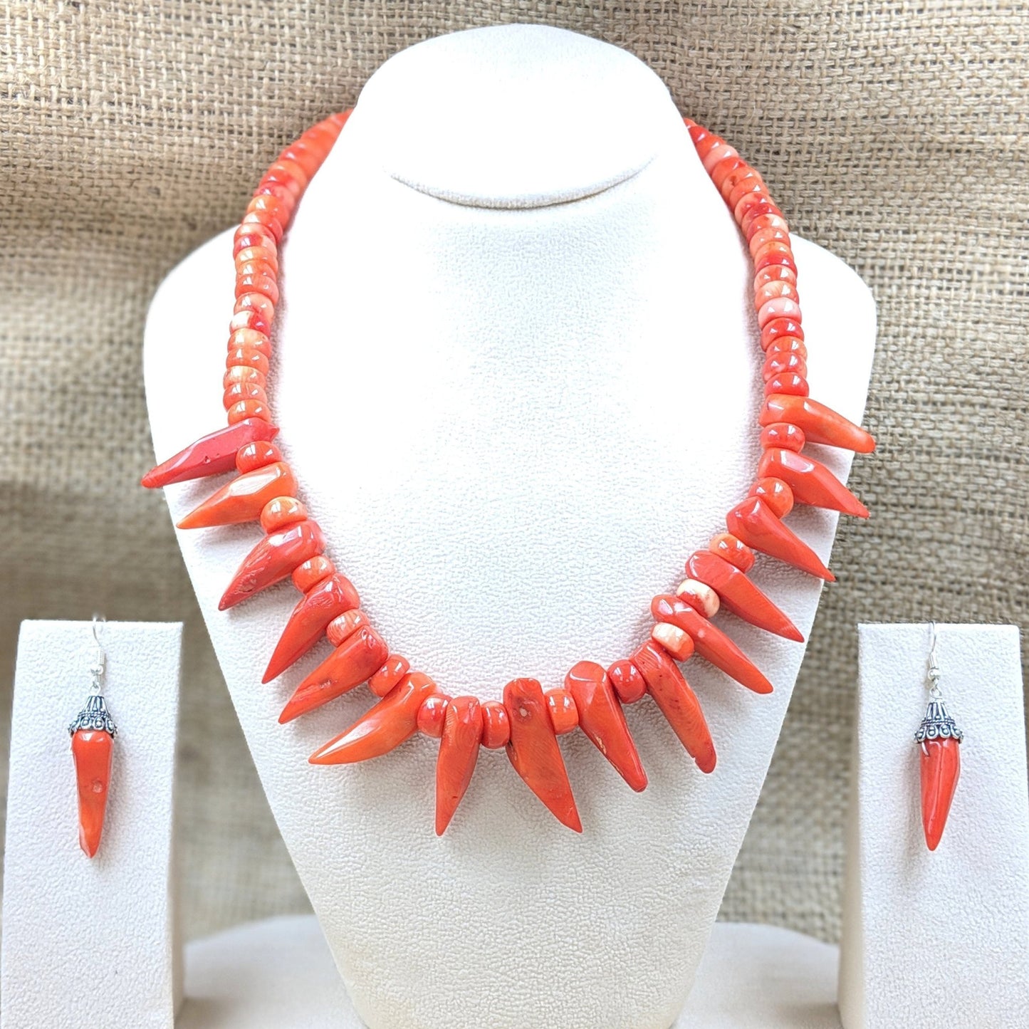 Tribal Teekha Necklace with Earrings