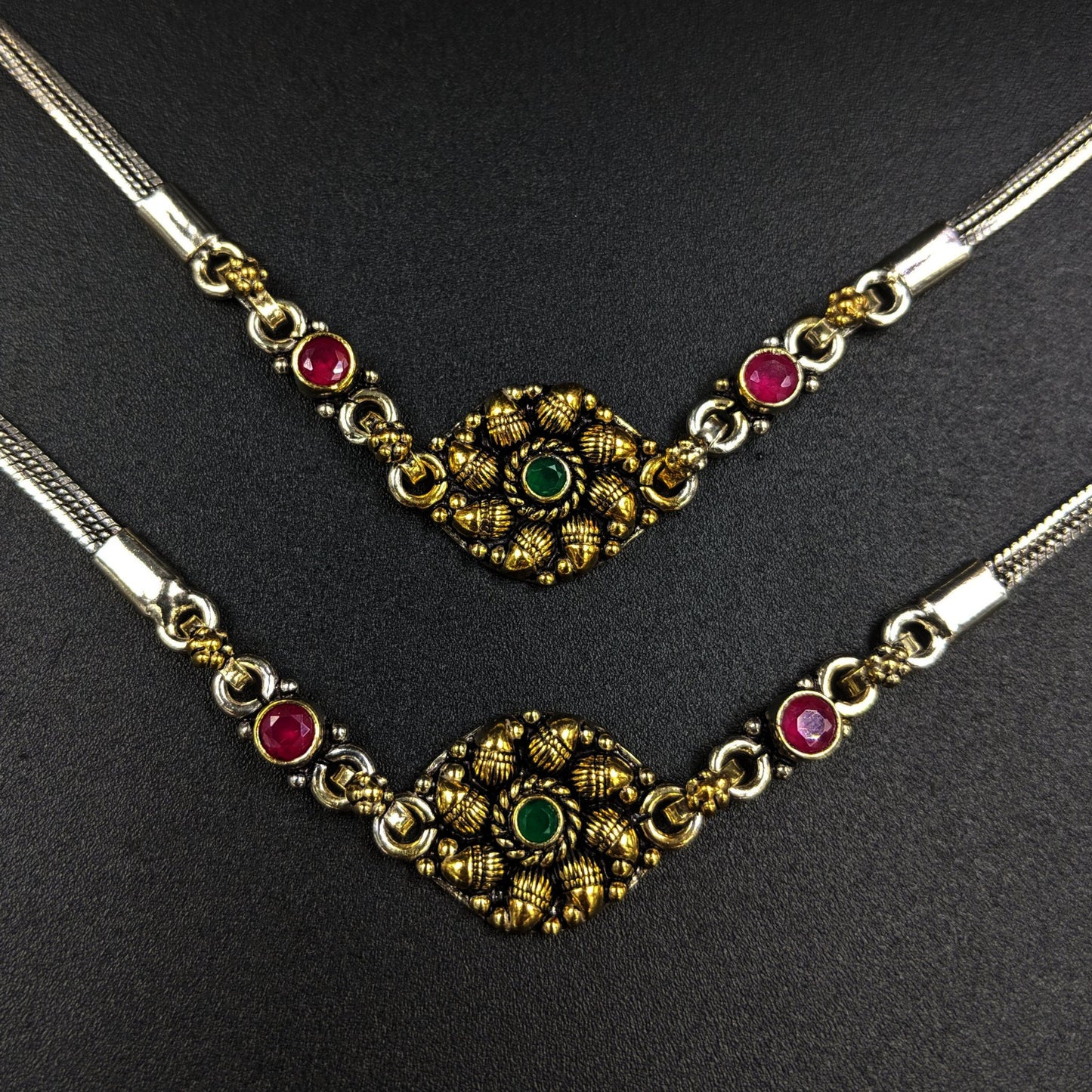 Padmini Rajsi Anklets - Gold Plated