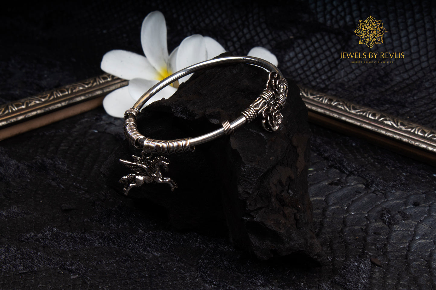 Kalyug Charm Bracelet - Flower and Horse