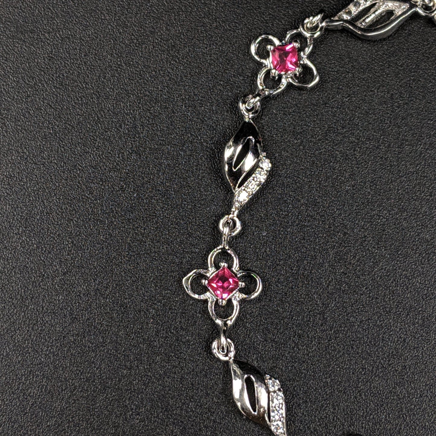 Flower And Leaf Bracelet
