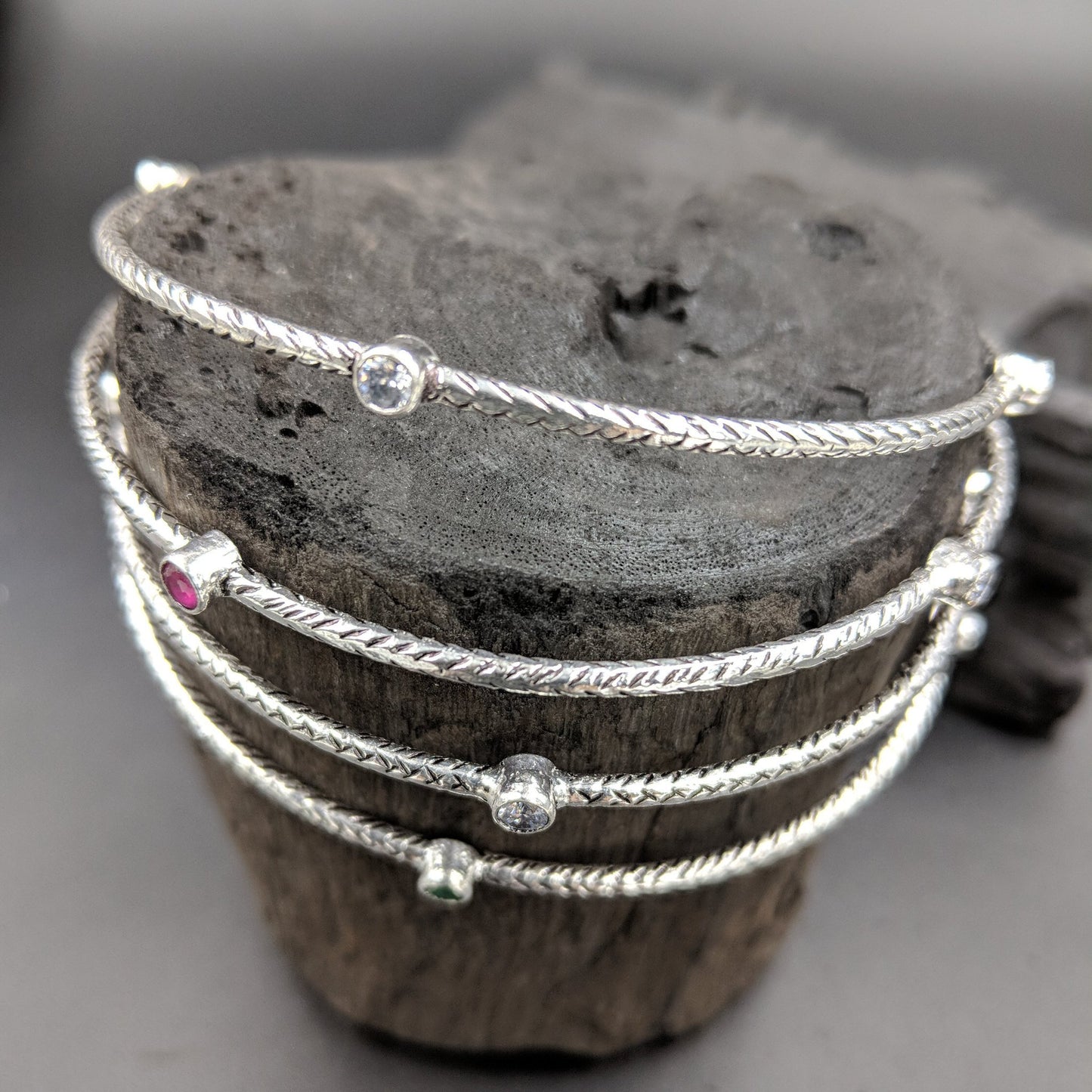 Padmini Thin Bangles - Set Of 4
