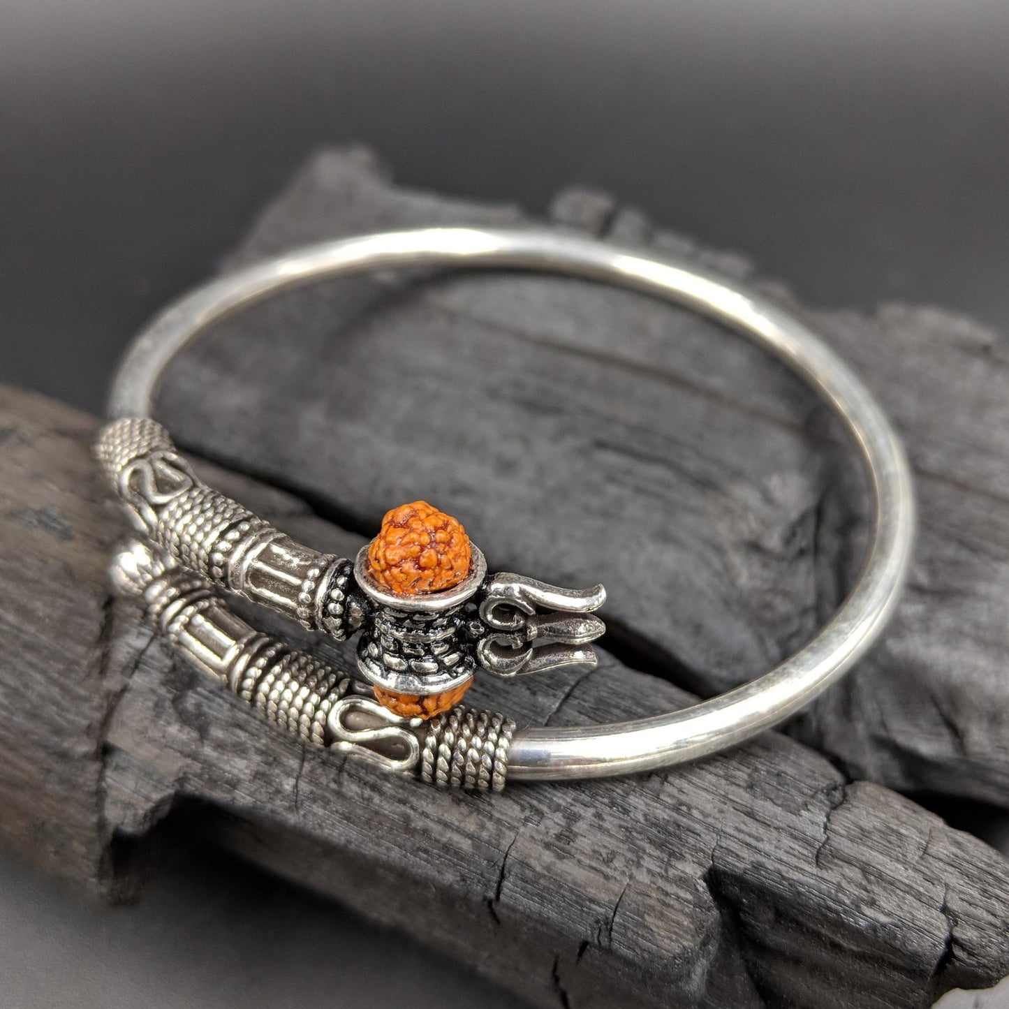 Ashwathama Shiv Damru Trishul Bangle