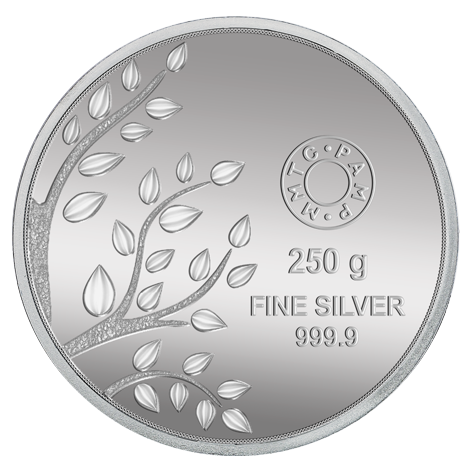 MMTC-PAMP Banyan Tree (999.9) 250 gm Silver Coin