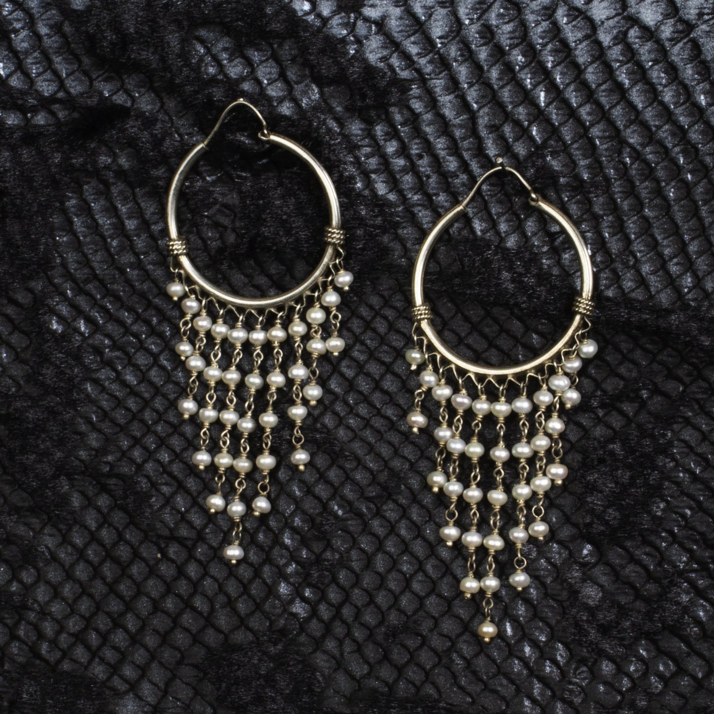 Jewels by Revlis Silver earrings, jhumkas