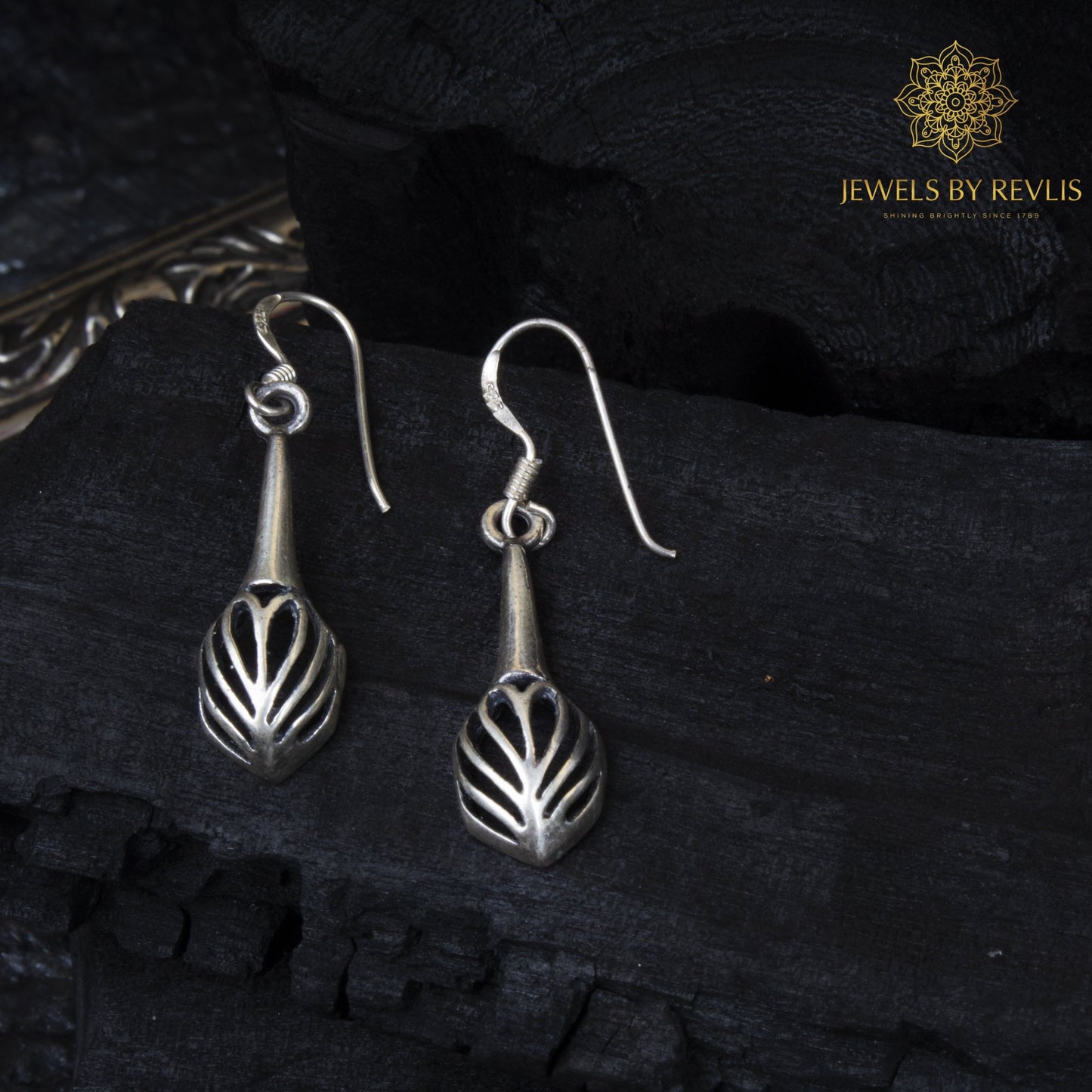 Jewels by Revlis Silver earrings, jhumkas
