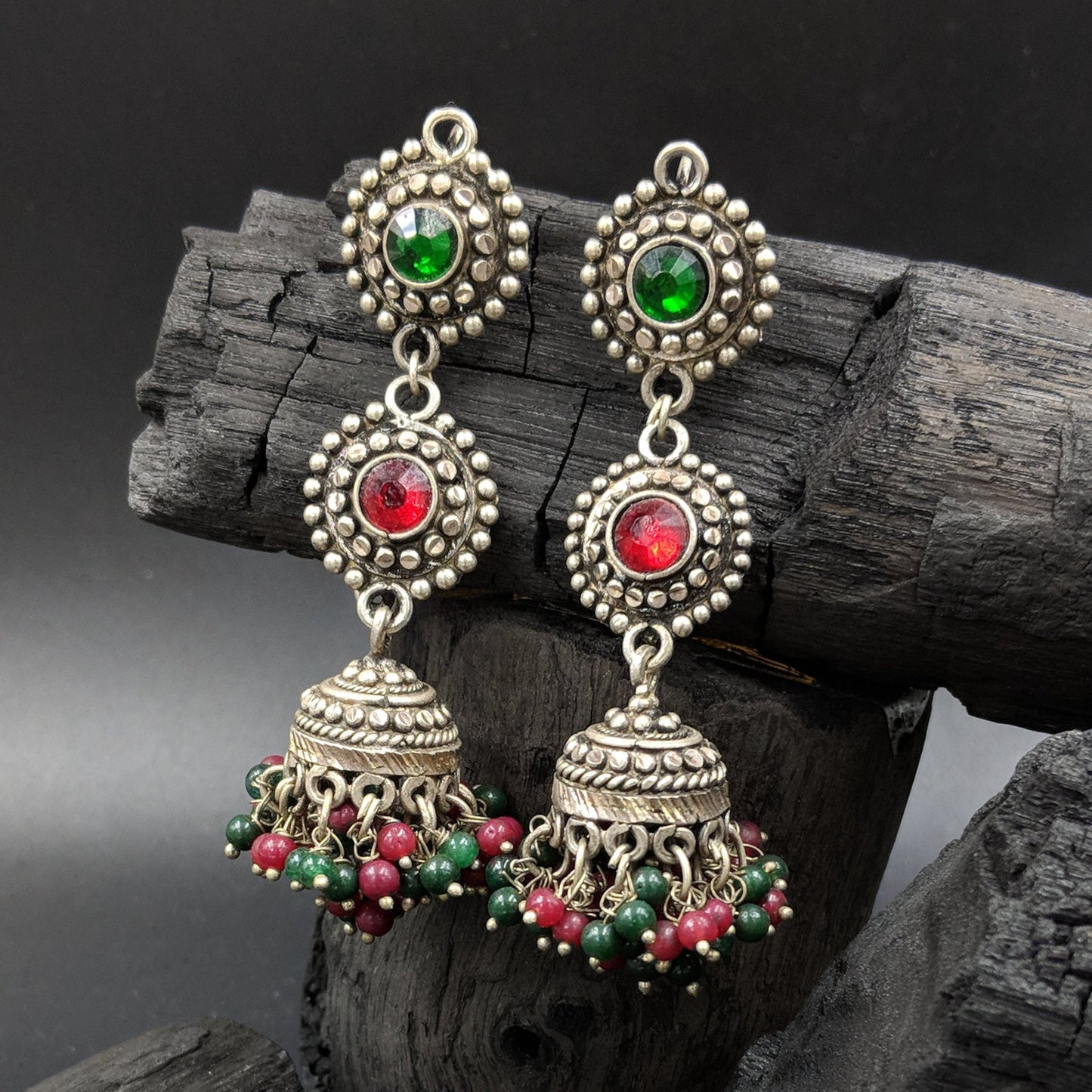 Ashwathama Red Green Ladi Jhumka