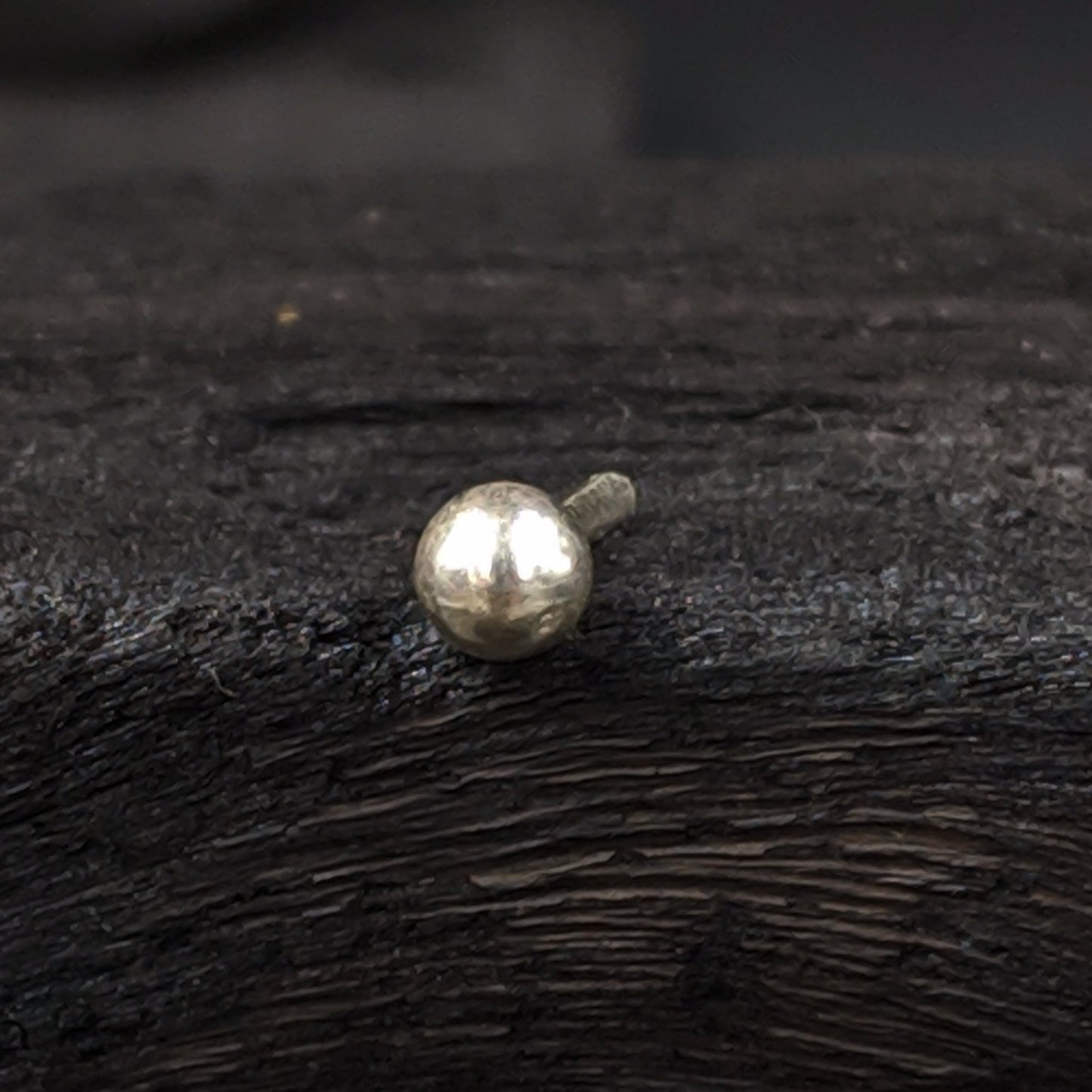 Silver Ball Nose Pin
