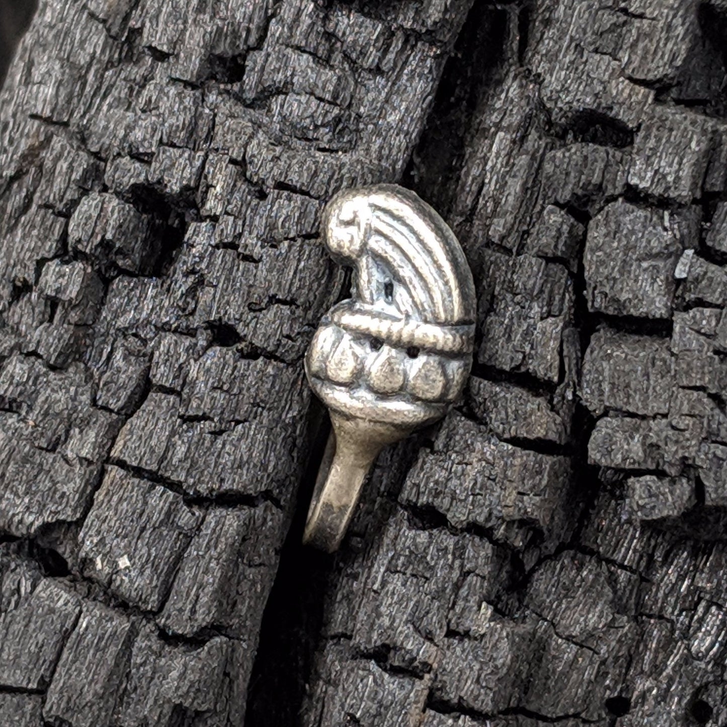 Engraved Foliate Nose Clip