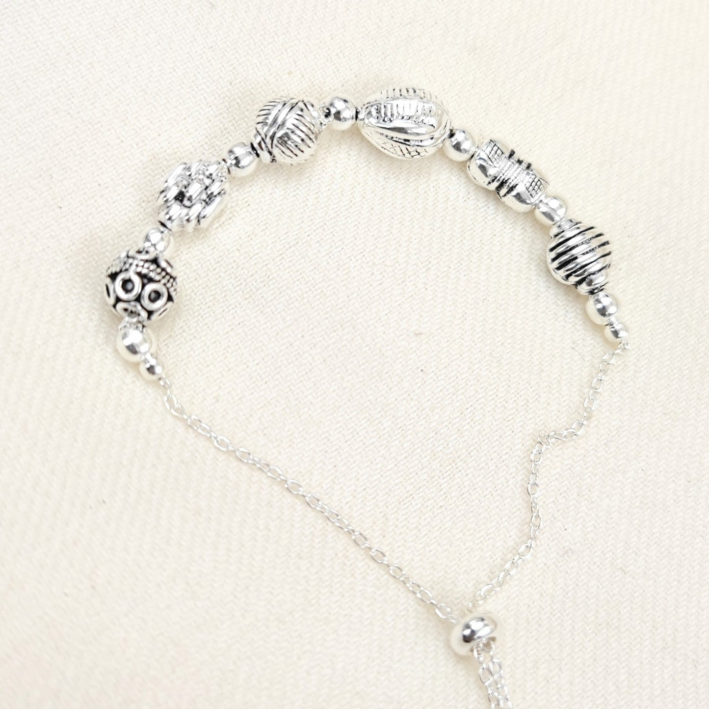 Slider Damru Goli Bracelet