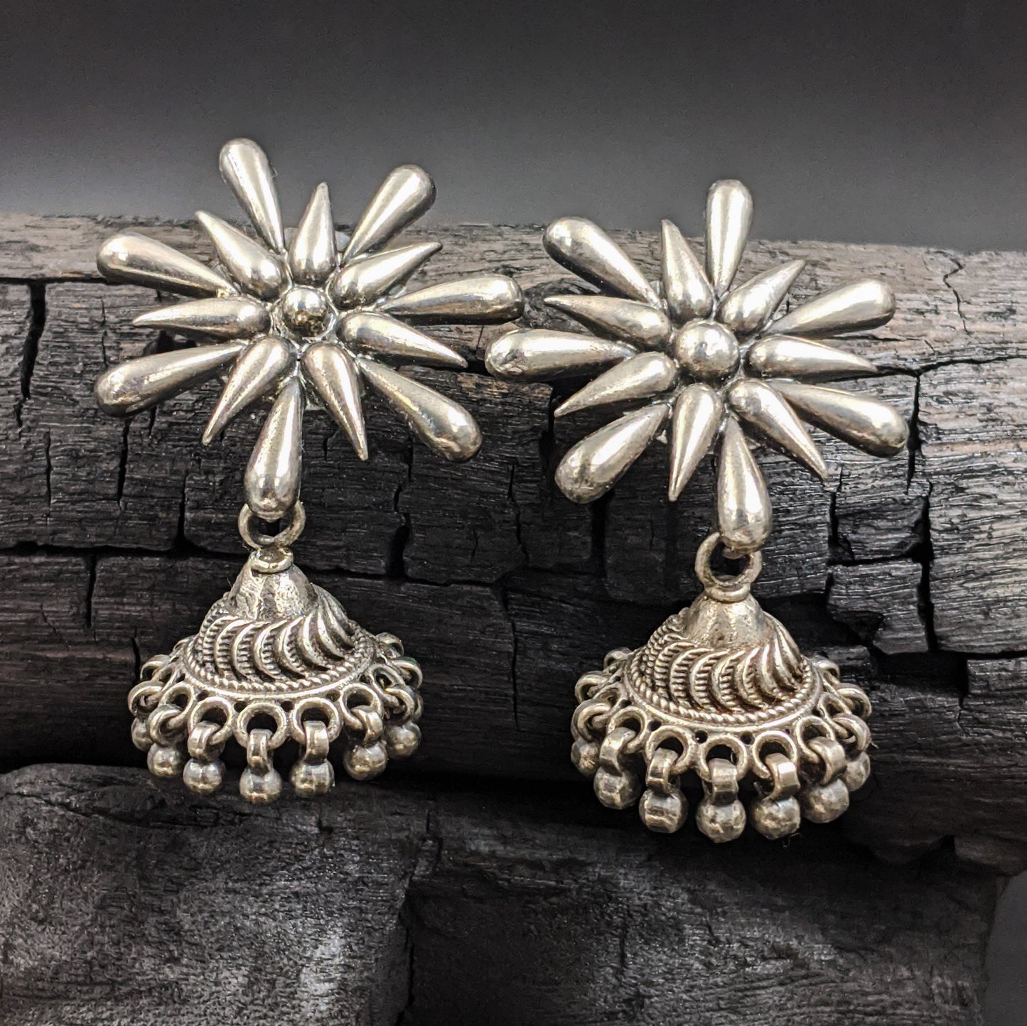 SILVER JEWELLERY Jauhri Earrings