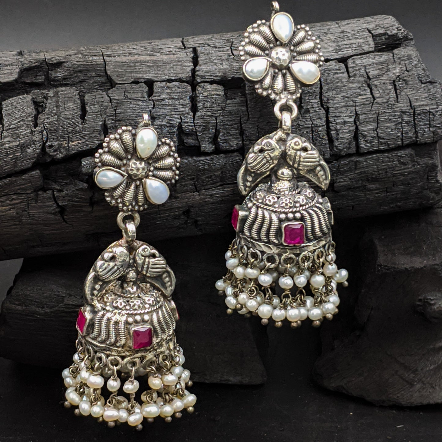 SILVER JEWELLERY Jauhri Earrings
