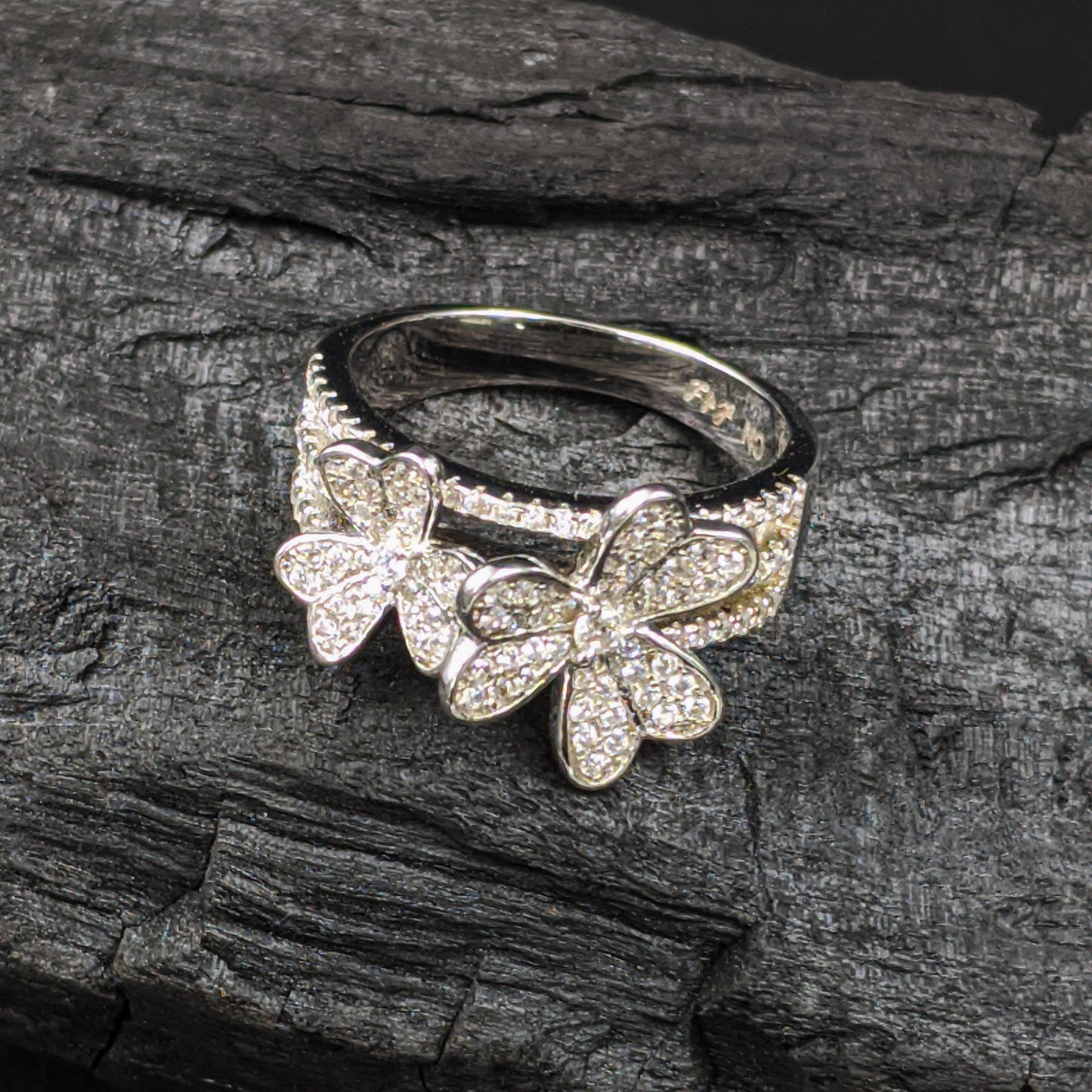 Silver Flower Ring RI0124
