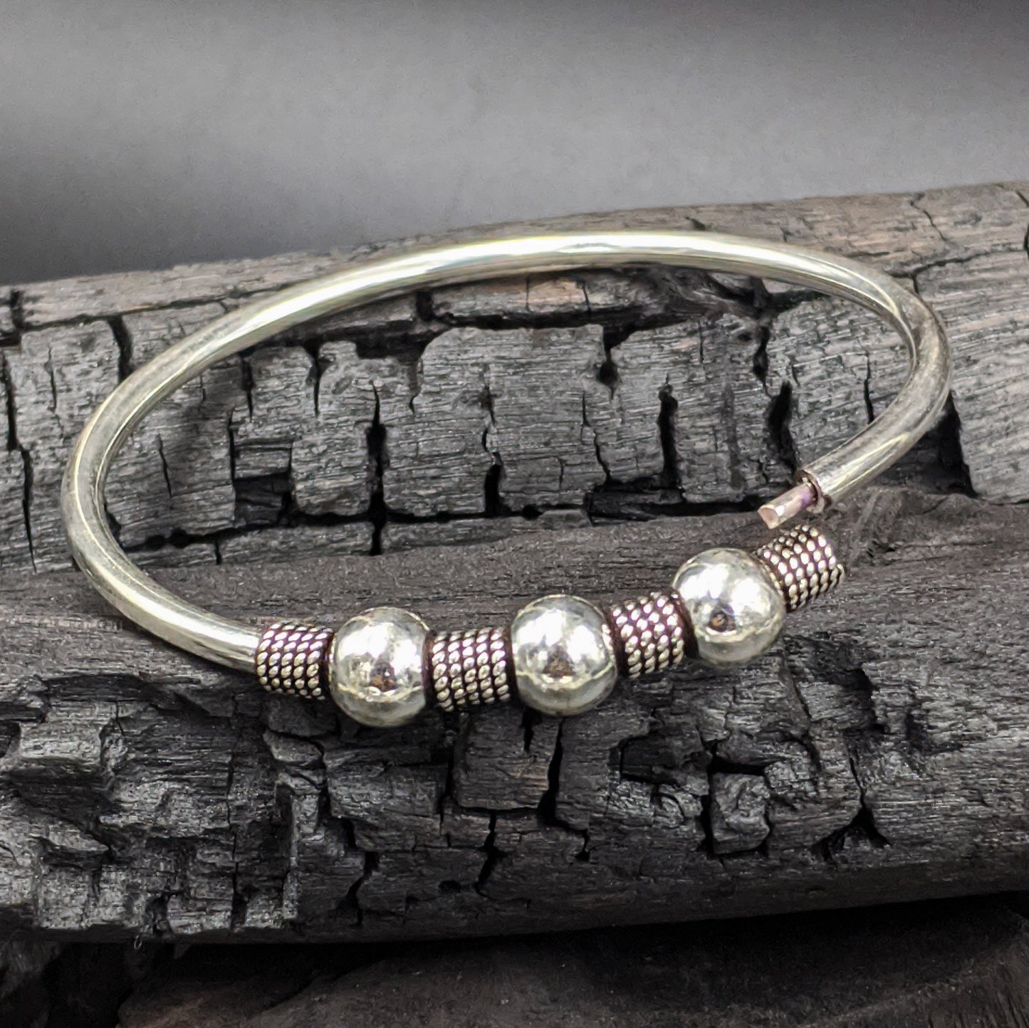 Triple Ball Bangle