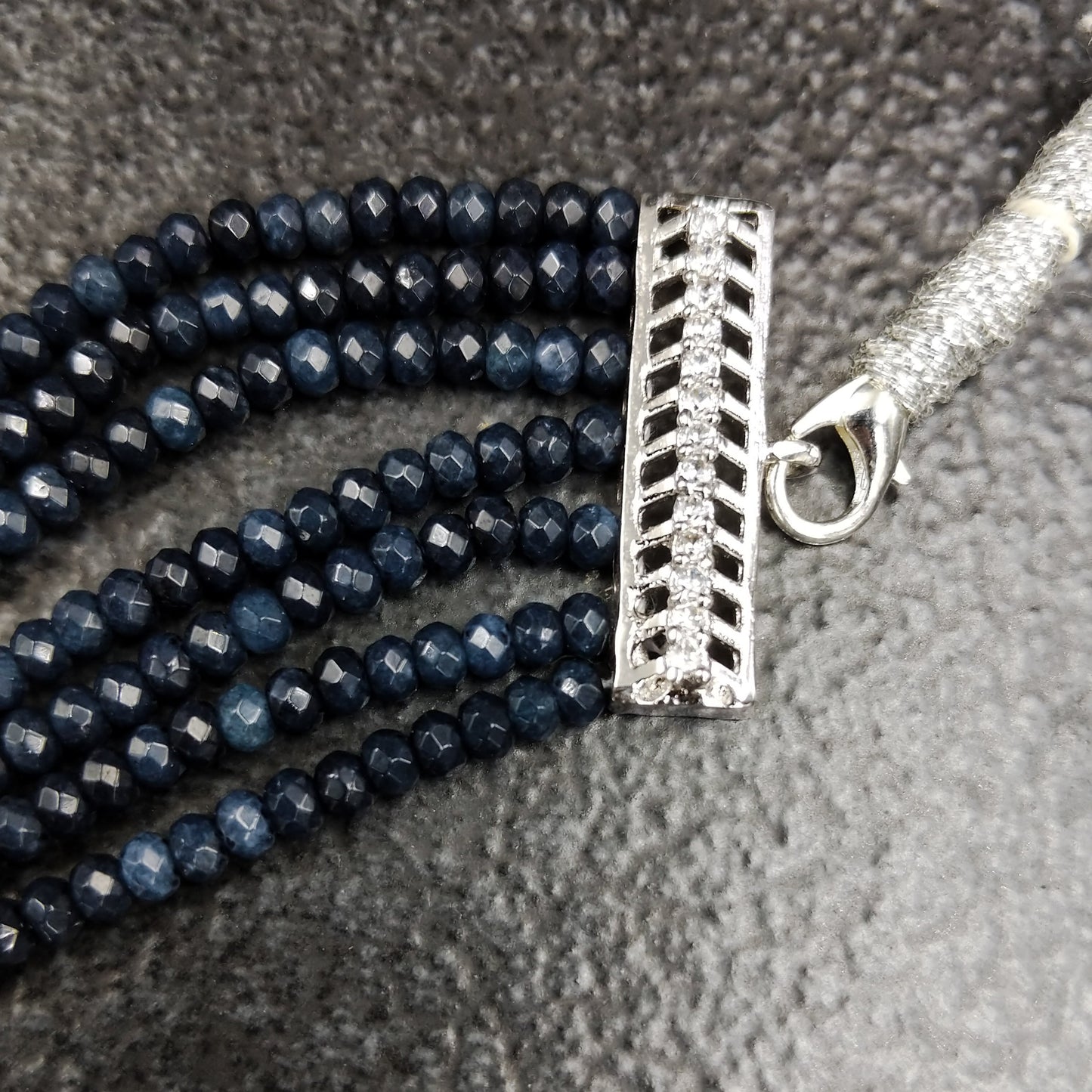 Blue Flower Choker Set
