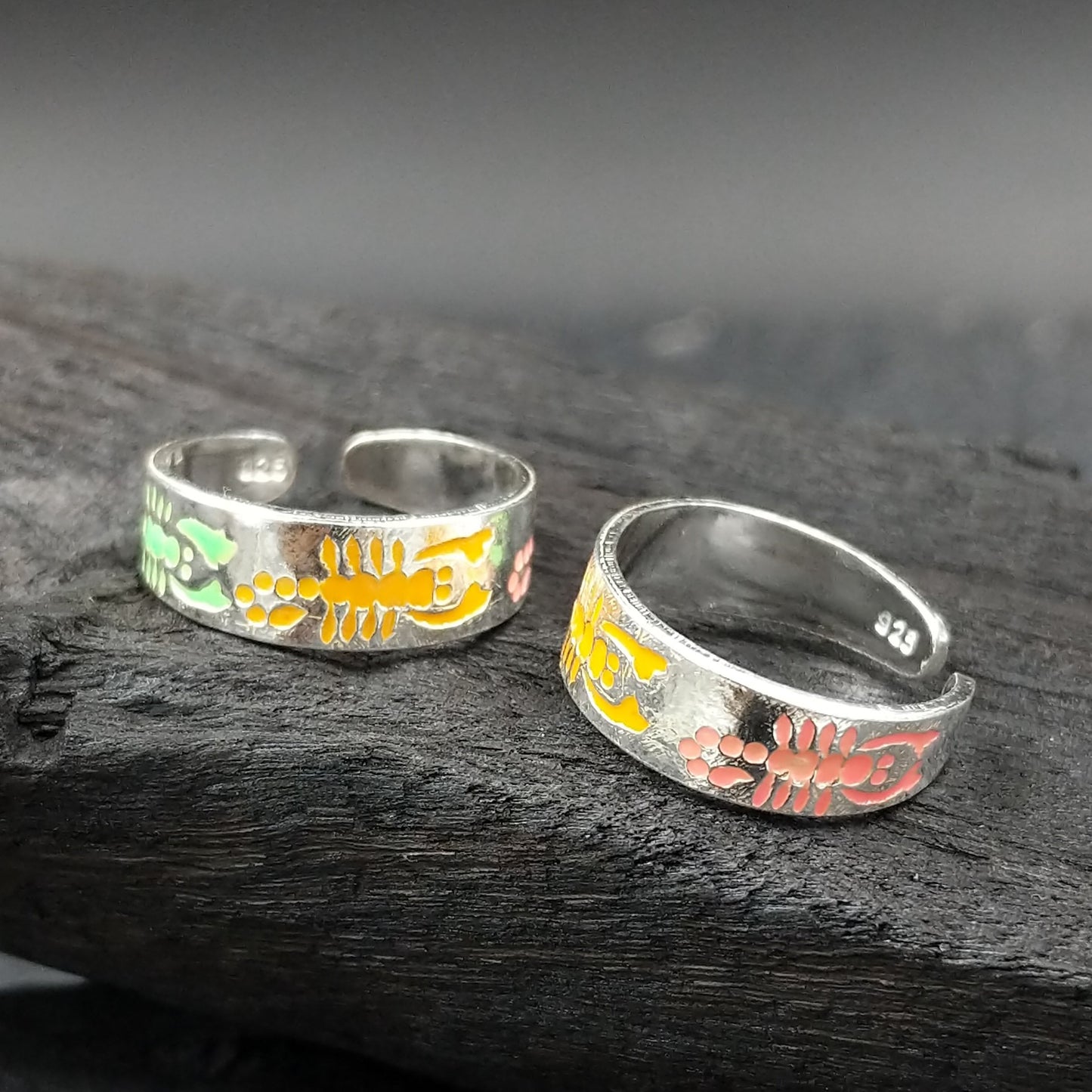 HANDCRAFTED 92.5 STERLING SILVER JEWELLERY BY JAUHRI TOE RINGS-SCORPION TOE RING