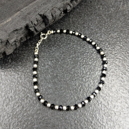 Nazariya Black Round Beads