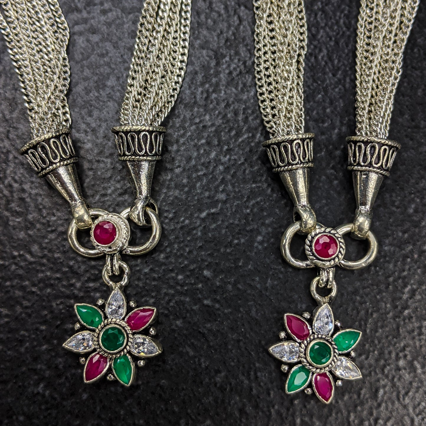 Chain Flower Anklets