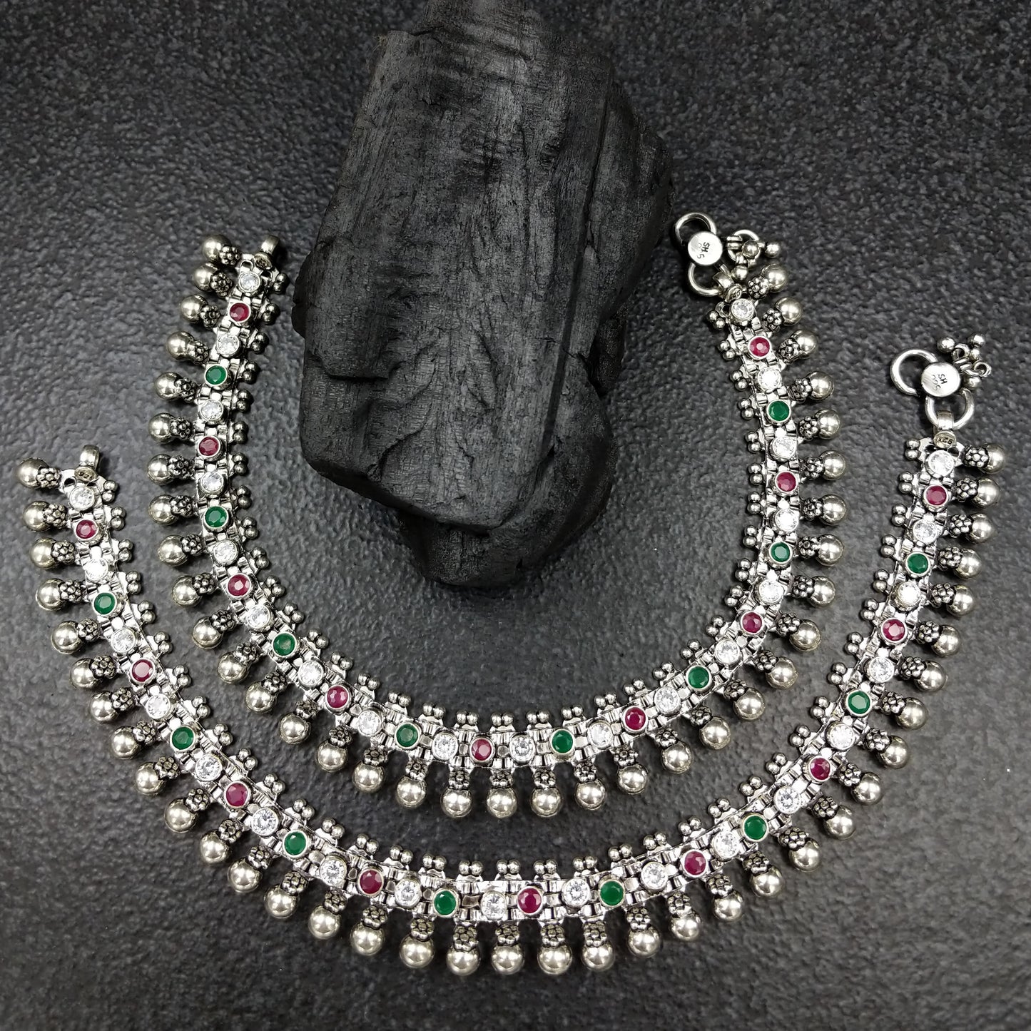 Dot Boondi Anklets