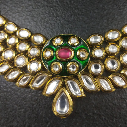 Sahar Kundan Necklace Set