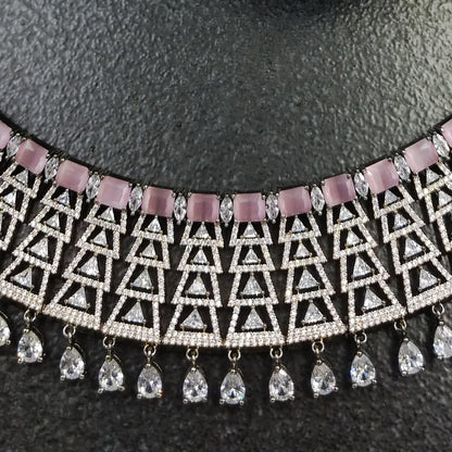 Valentina Necklace Set  - Pink