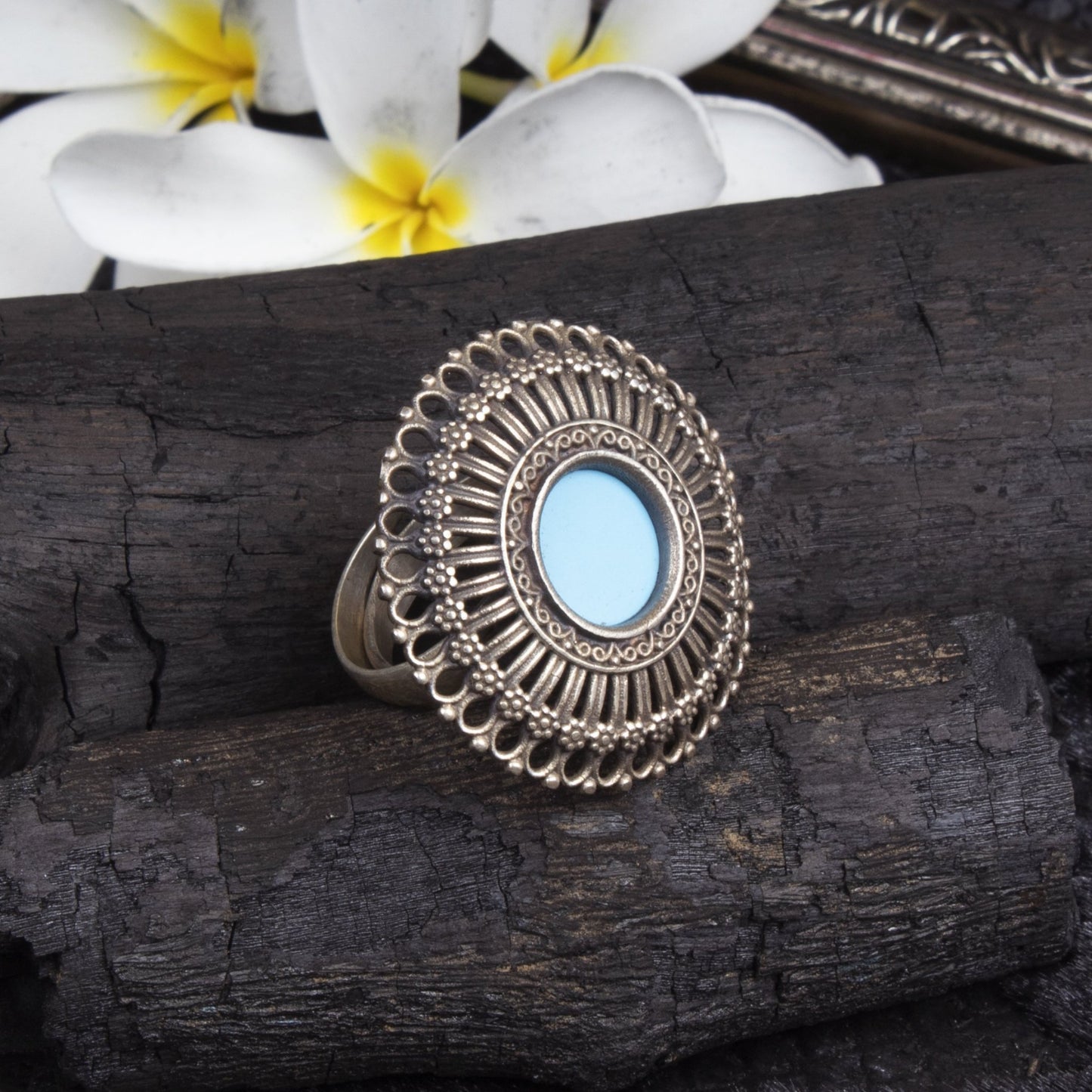 Shirisha Turquoise Full Ring