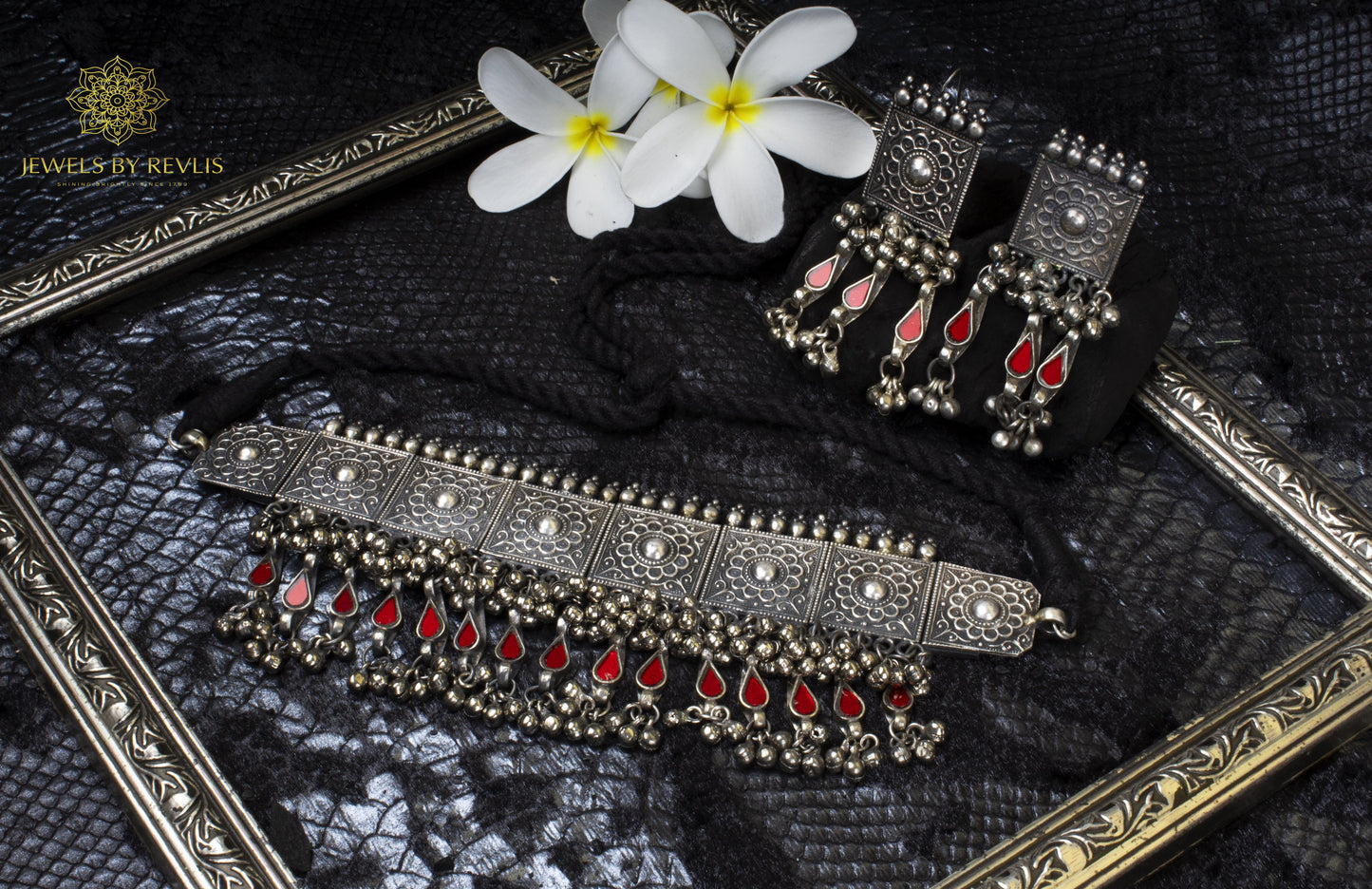 Shirisha Surya kiran - Red Choker with Earrings