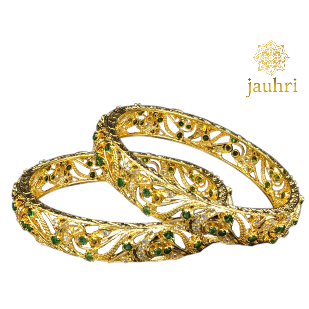 Maharani Bangle - Gold Plated