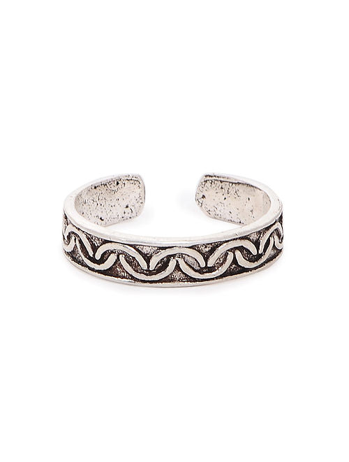 Sea Wave Toe Ring