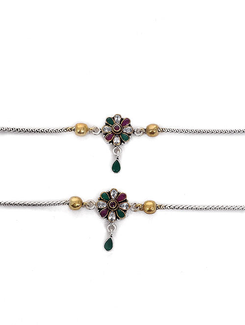 Padmini Ratna Anklets - Gold Plated