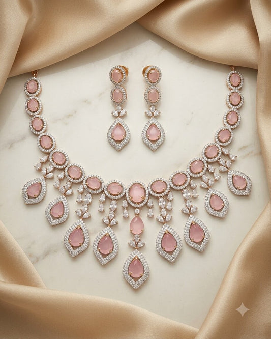 Amie Pink Necklace Set