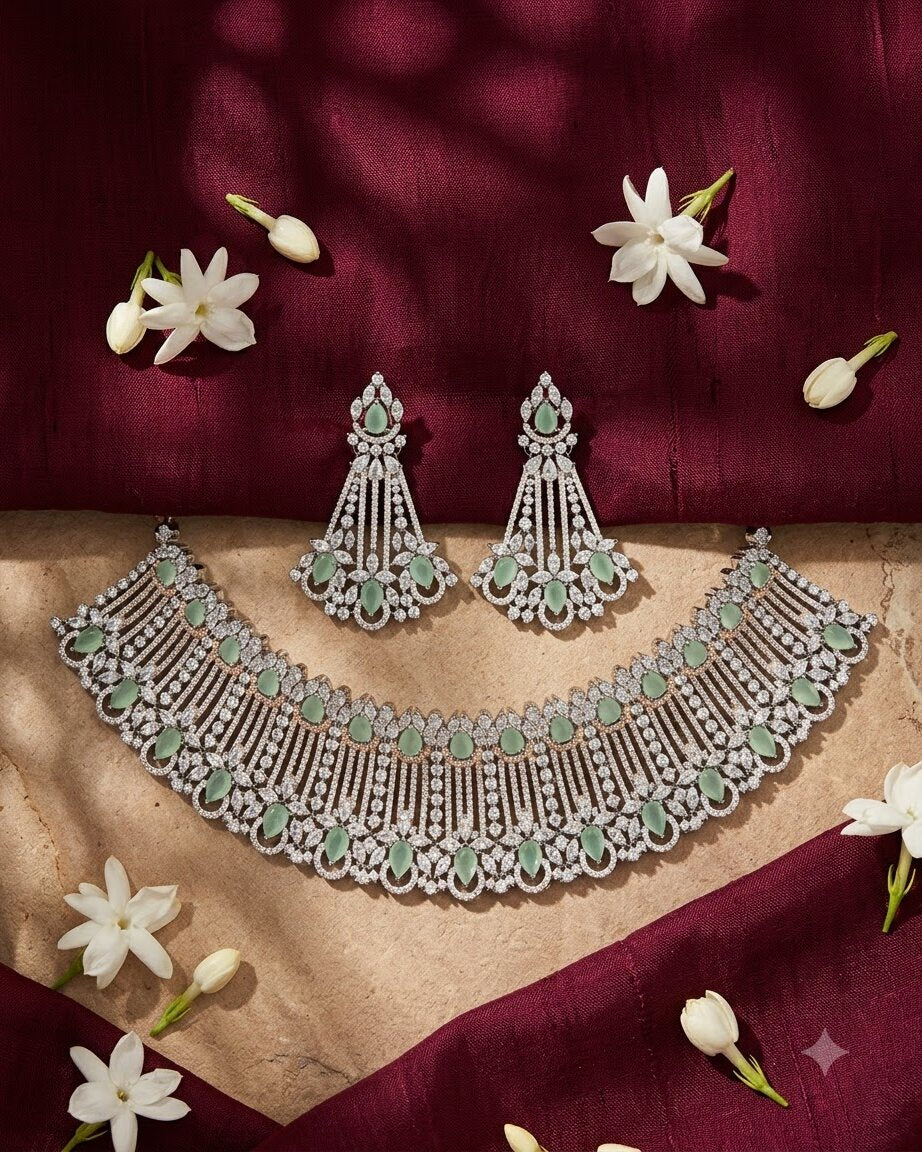 Valentina Necklace Set - Green