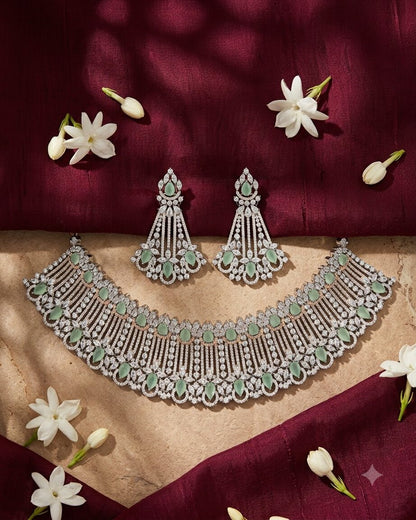 Valentina Necklace Set - Green