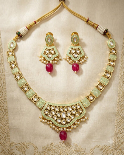 Harba Kundan Necklace Set