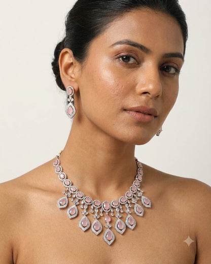Amie Pink Necklace Set