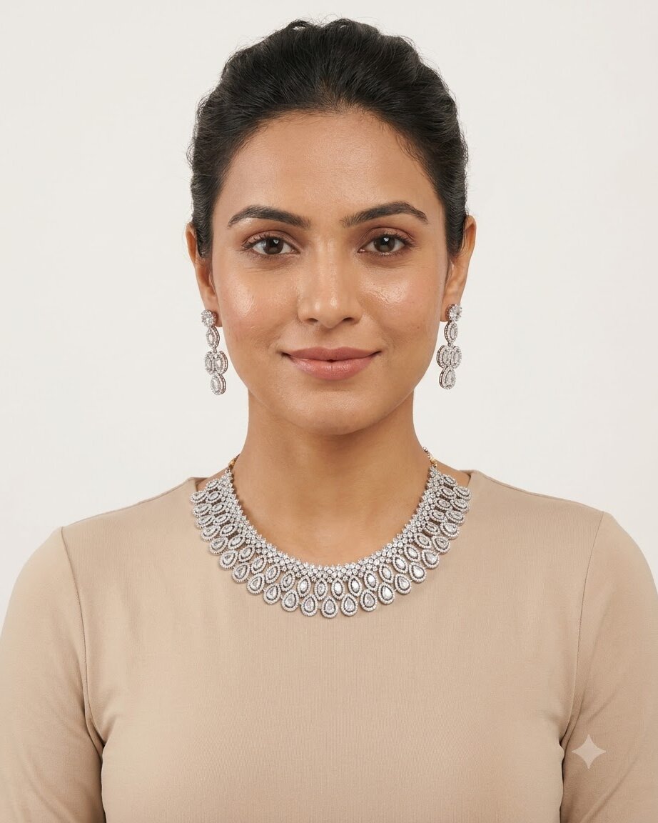 Icy Drops Necklace Set