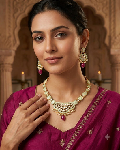 Harba Kundan Necklace Set