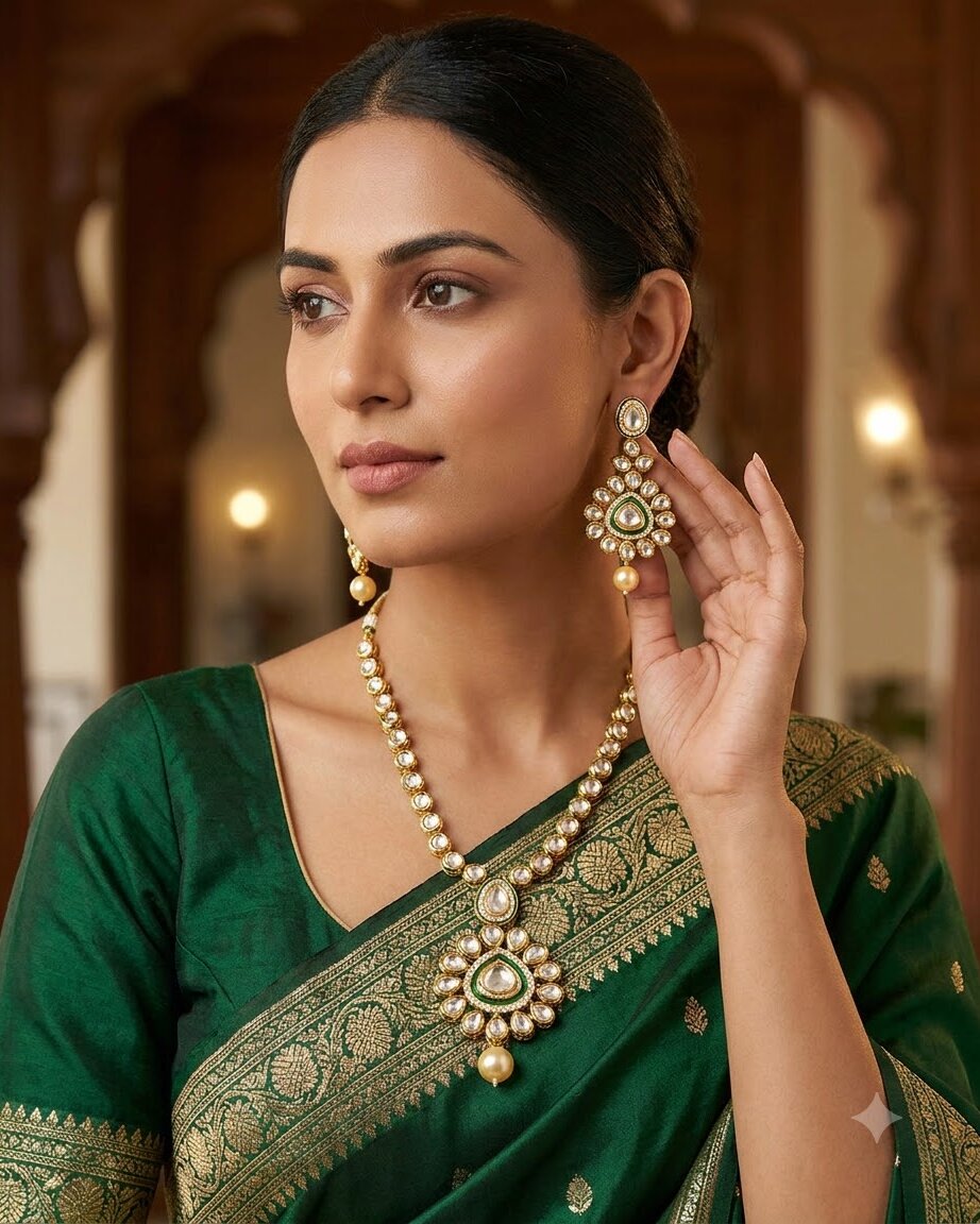 Zeenat Kundan Necklace Set