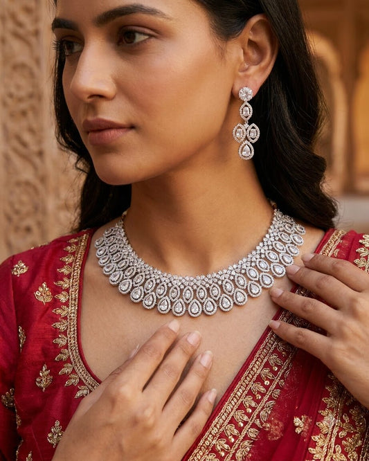 Icy Drops Necklace Set