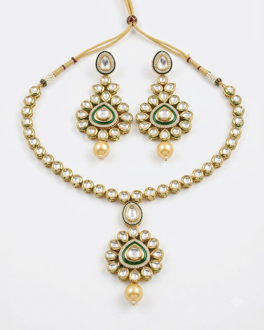 Zeenat Kundan Necklace Set