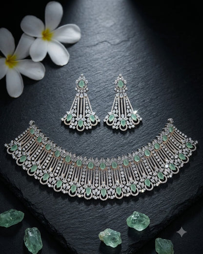 Valentina Necklace Set - Green