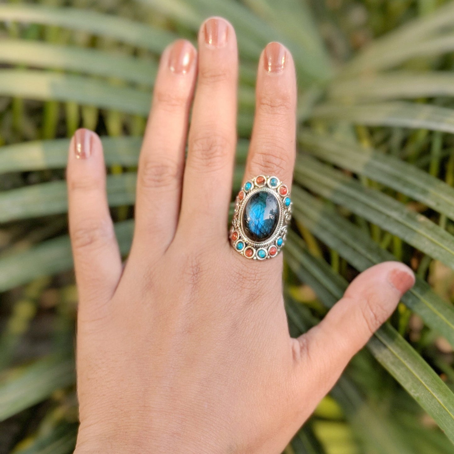 Shakuntalam Moonstone Ring