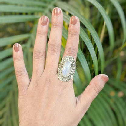 Maharani Moonstone Ring