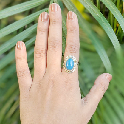 Raj Trans Blue Ring