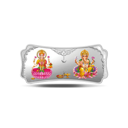 MMTC-PAMP Stylized Lakshmi Ganesha (999.9) 50 gm Silver Bar