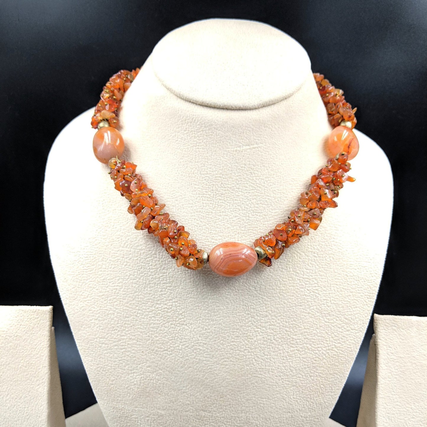 Amber Gemstone Beaded Necklace