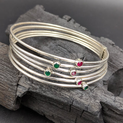 Padmini 6 Tied Thin Bangles