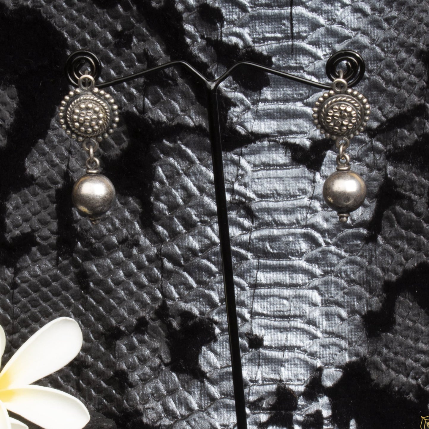 Jewels by Revlis Silver earrings, jhumkas