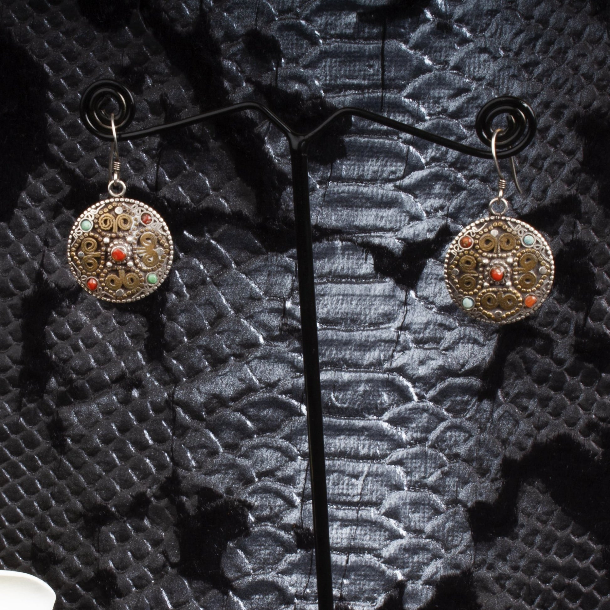 Jewels by Revlis Silver earrings, jhumkas