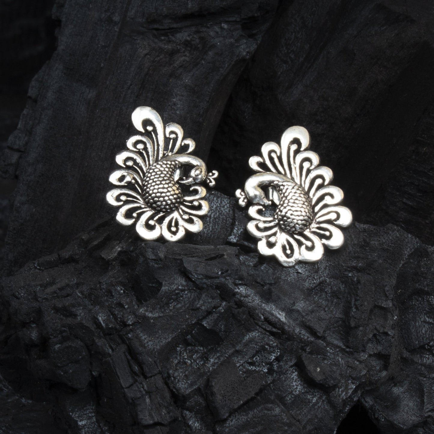 Jewels by Revlis Silver earrings, jhumkas